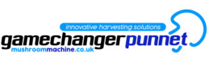 The Gamechanger Punnet Logo from the Mushroom Machine Company